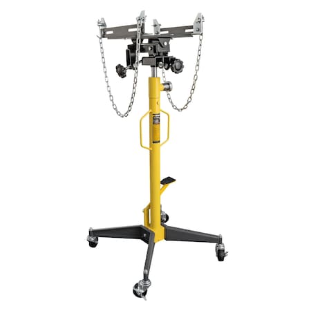 Ranger Compact Upright Transmission Jack, Max lift capacity of 1,100 lbs, 24in base RTJ-1100